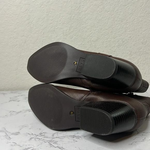 Style & Co Perriee Womens Faux Leather Pointed Toe Cowboy, Western Boots size 6 - Picture 8 of 9